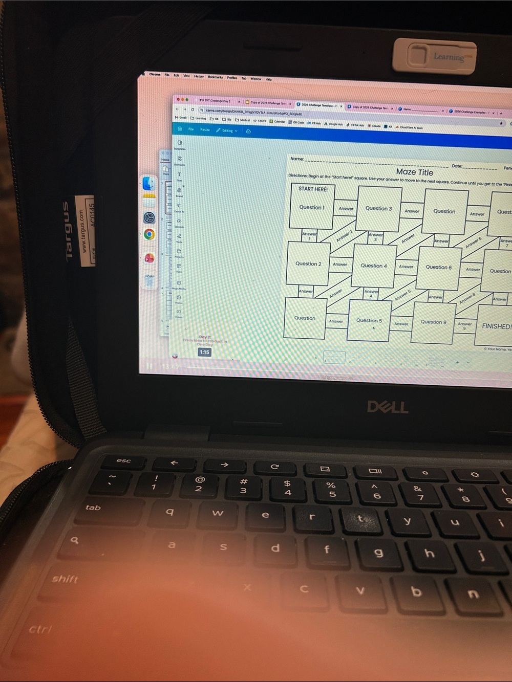 Dell Chromebook Laptop - Black and Silver